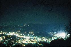 Image of Boone at night