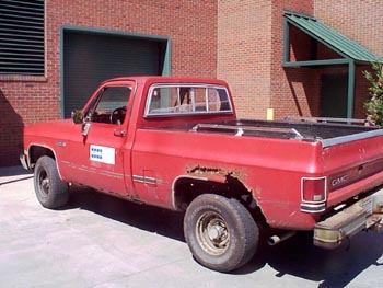 Rusted out truck